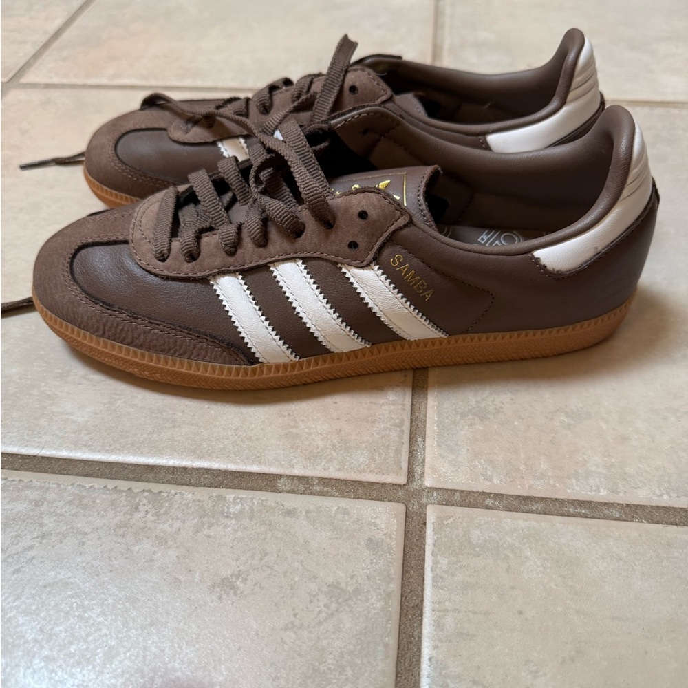 adidas Spezial Suede Sneaker in Brown and White - Picture 9 of 11